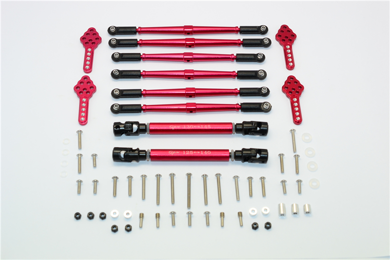 1/10 AXIAL SCX10 90022 ALUMINIUM CHASSIS LIFT COMBO (SWITCH FROM 77MM TO 87MM) - SET SCXH87
